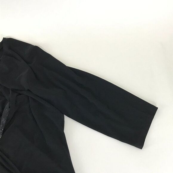 Lane Bryant Faux Wrap Dress Women's Plus Size 14/16W Halter Neck Stretch Knit - Picture 2 of 10